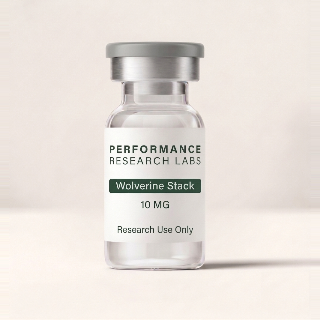 Wolverine Stack research peptide vial